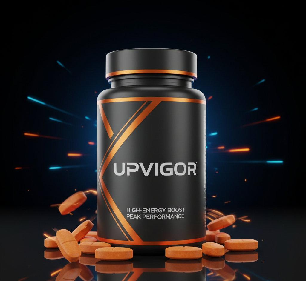Upvigor — Complemento alimenticio de ivqlero. Envase de 60 cápsulas.